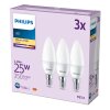 Philips Classic 3er Set LED E14 2,8 Watt 2700 Kelvin 250 Lumen