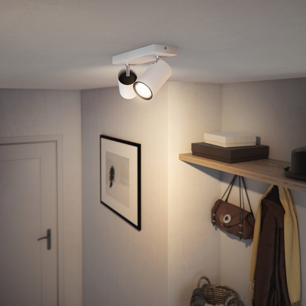 Philips myLiving Kosipo Deckenleuchte Weiß, 2-flammig main product photo