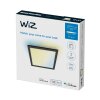 Philips WiZ Deckenpanel LED Schwarz, 1-flammig