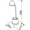 Philips Hat Tischleuchte LED Weiß, 1-flammig