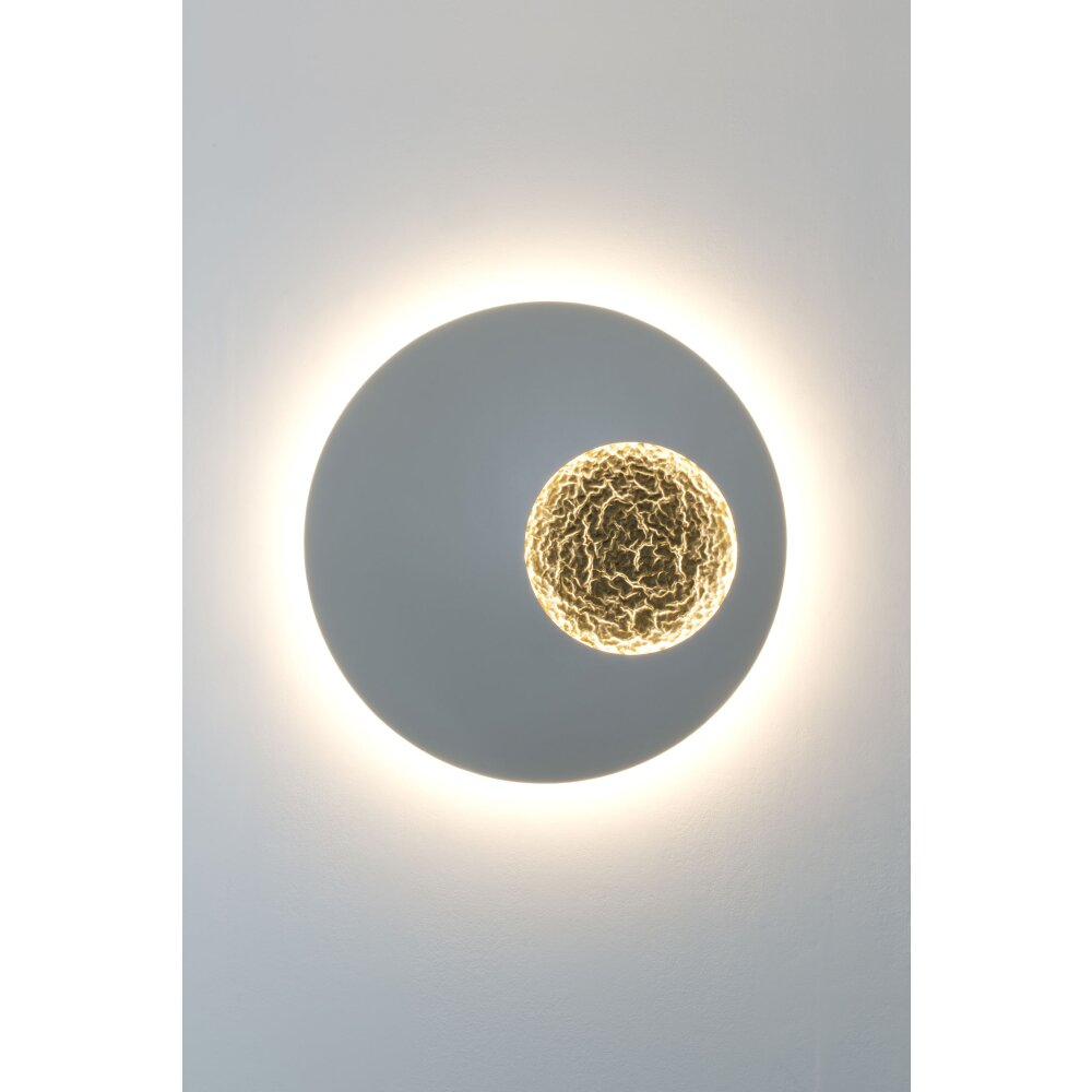 Holländer LUNA Wandleuchte LED Gold, Grau, 2-flammig main product photo