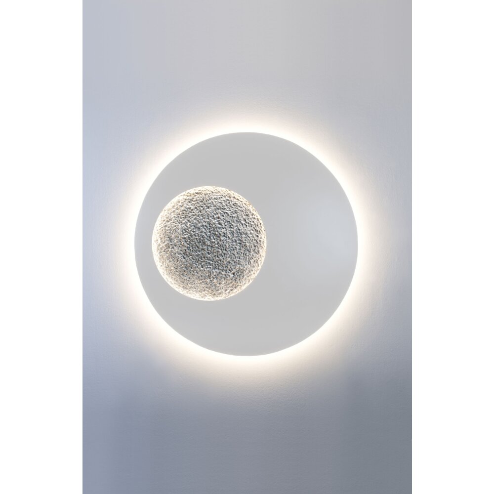 Holländer LUNA Wandleuchte LED Silber, Weiß, 2-flammig main product photo