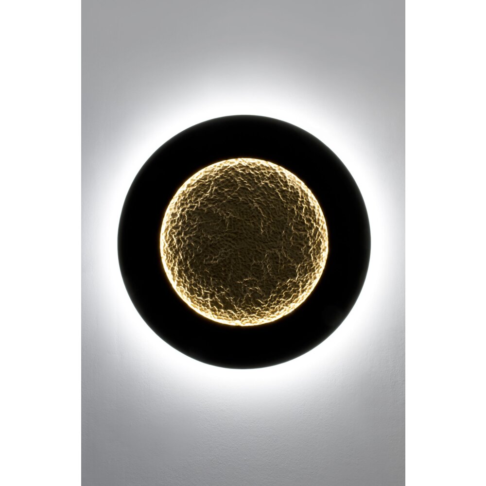 Holländer LUNA Wandleuchte LED Braun, Gold, Schwarz, 2-flammig main product photo