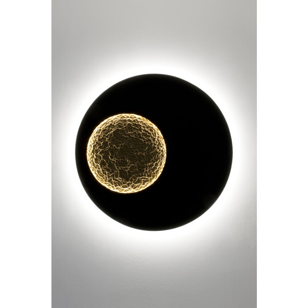 Holländer LUNA Wandleuchte LED Braun, Gold, Schwarz, 2-flammig main product photo