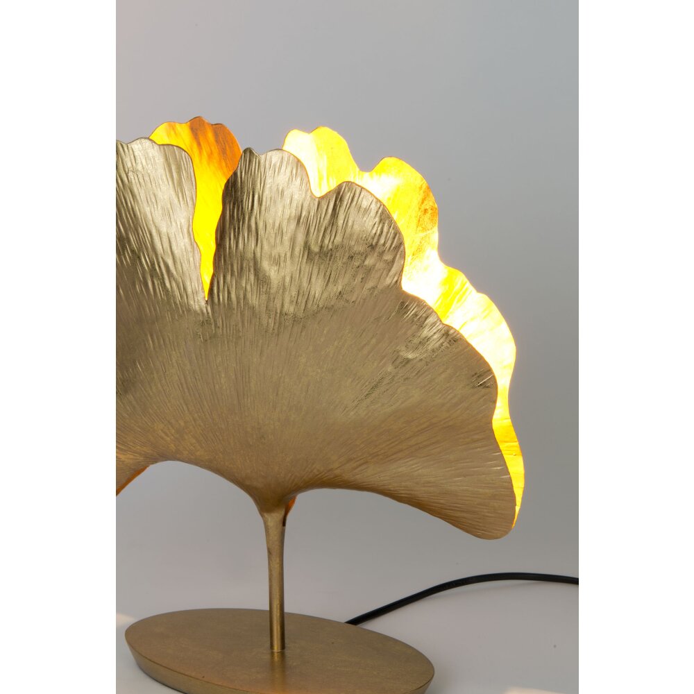 Holländer GINGKO Tischleuchte Gold, 1-flammig