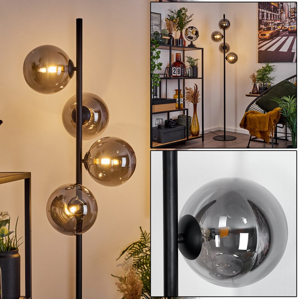 Remaisnil Stehleuchte Schwarz, 4-flammig main product photo