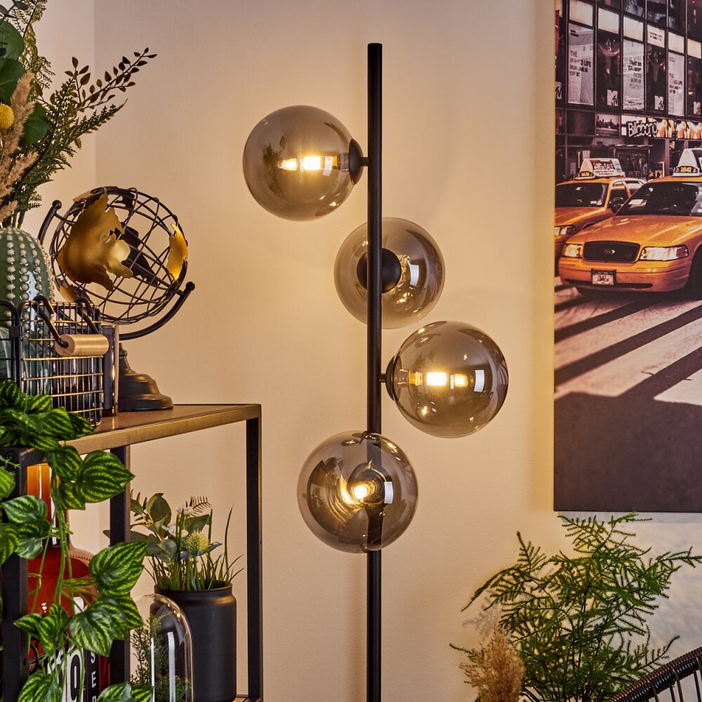 Remaisnil Stehleuchte Schwarz, 4-flammig