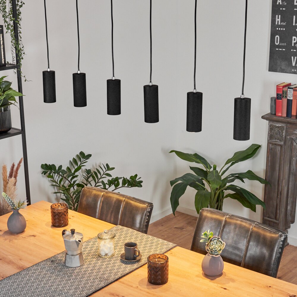 Javel Hängeleuchte Schwarz, 6-flammig main product photo