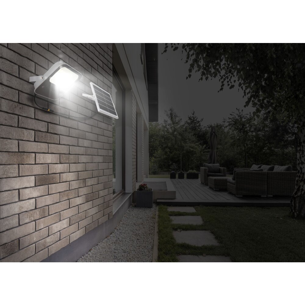 Globo SOLAR Gartenstrahler LED Grau, 1-flammig, Fernbedienung main product photo