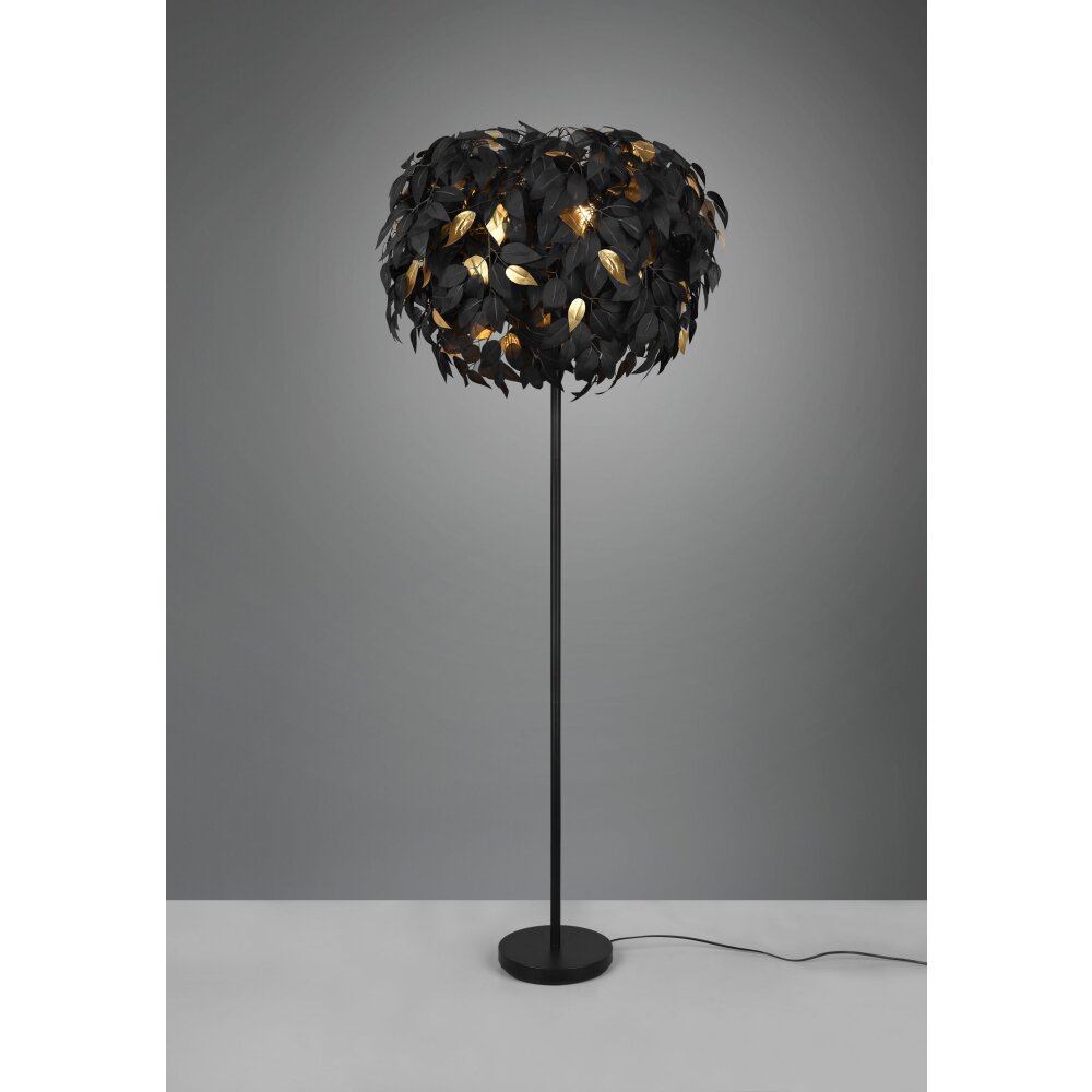 Reality Leavy Stehleuchte Schwarz, 3-flammig main product photo