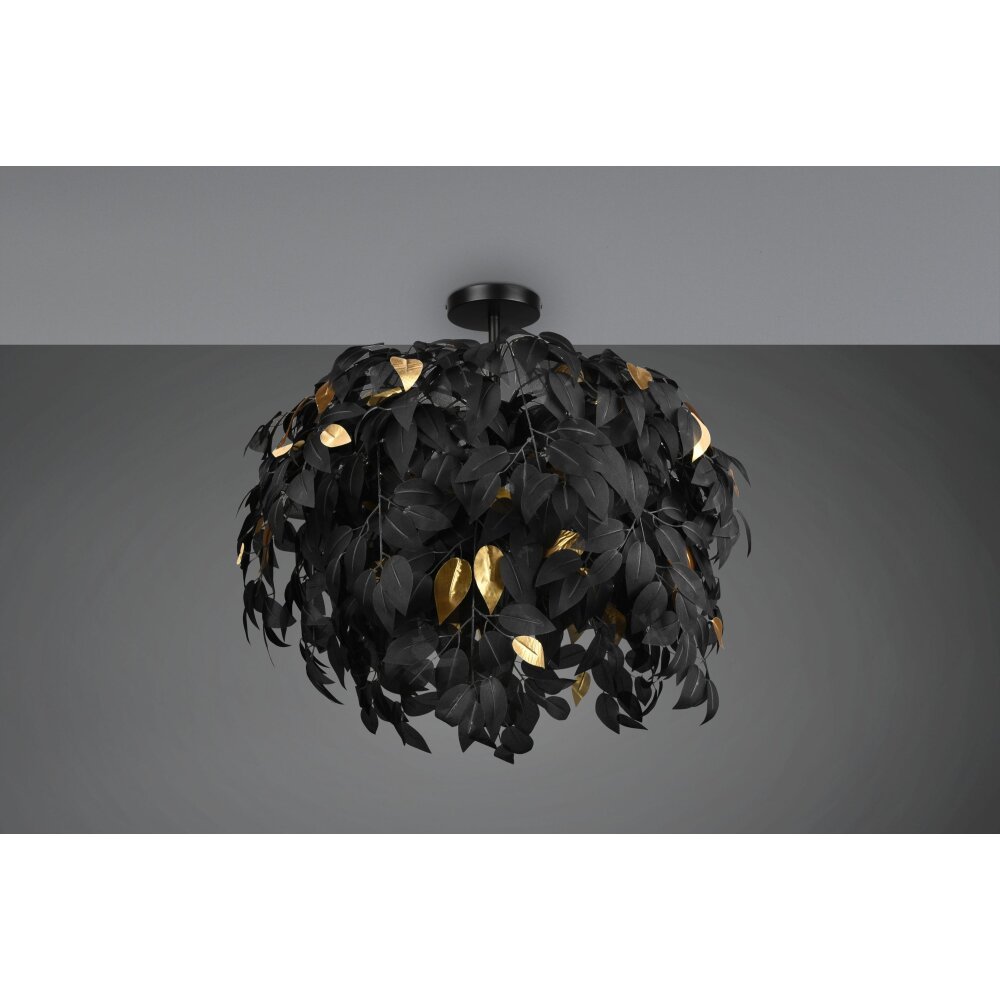 Reality Leavy Deckenleuchte Schwarz, 3-flammig main product photo