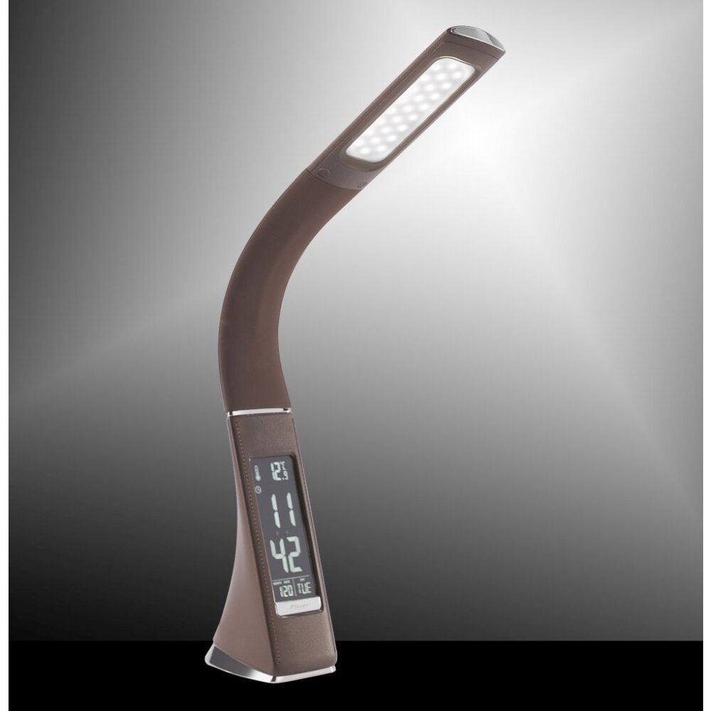 Paul Neuhaus ALEX Tischleuchte LED Braun, 1-flammig main product photo