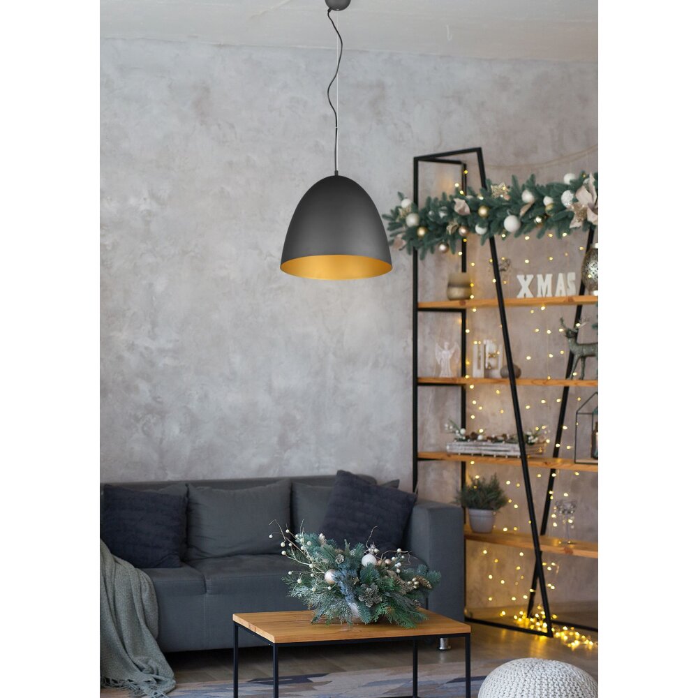 Reality Tilda Pendelleuchte Schwarz-Gold, 1-flammig main product photo