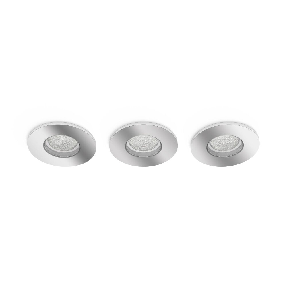 Philips Hue Xamento 3er Set Einbauleuchte LED Chrom, 3-flammig main product photo