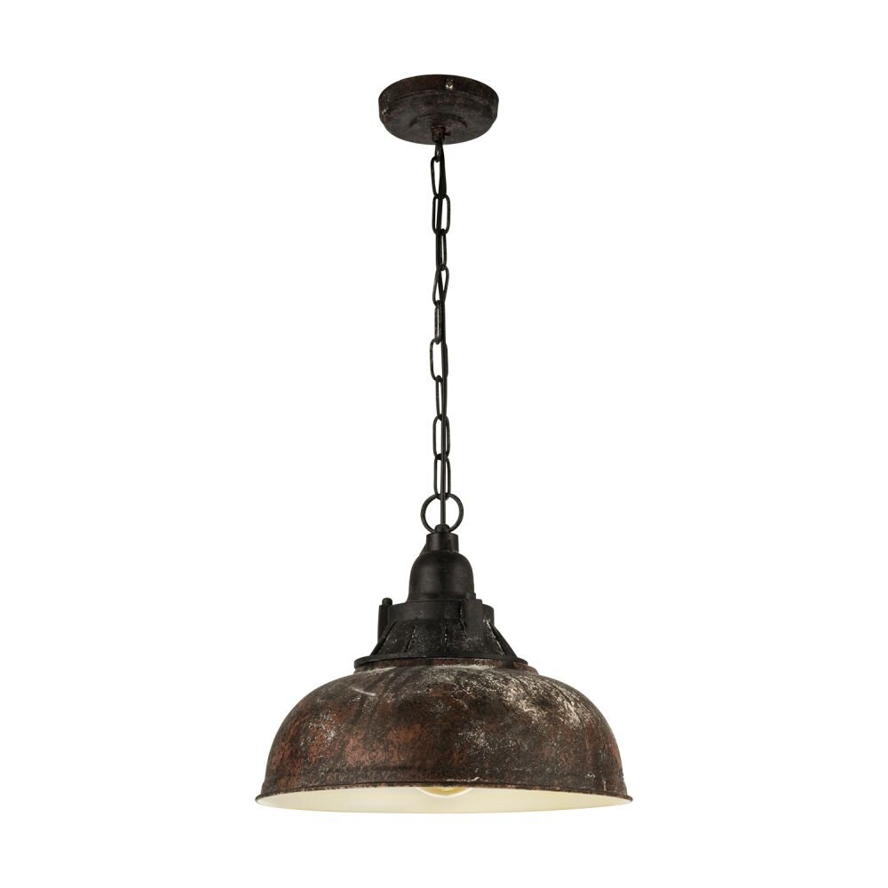 Eglo GRANTHAM 1 Hängeleuchte Beige, Dunkelbraun, 1-flammig main product photo
