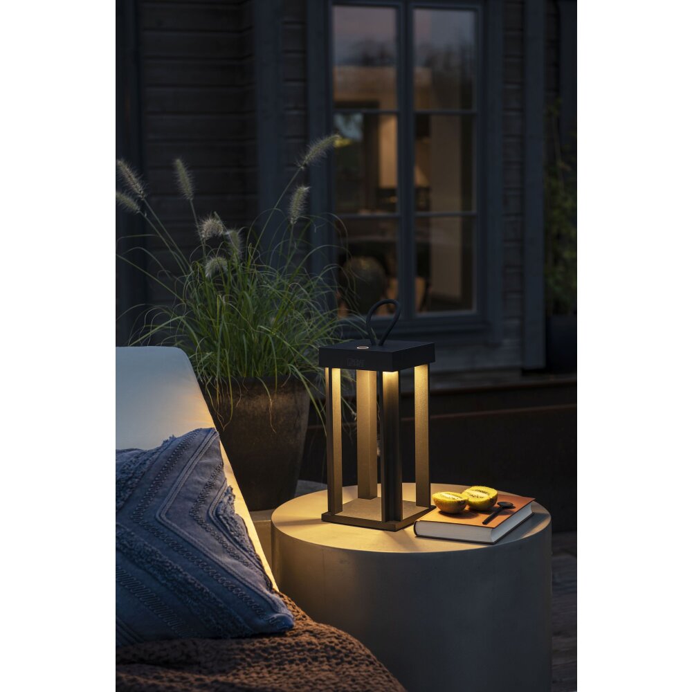 Konstsmide Cannes Außentischleuchte LED Schwarz, 5-flammig main product photo