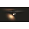 Philips Hue Buckram Deckenleuchte LED Schwarz, 1-flammig, Fernbedienung