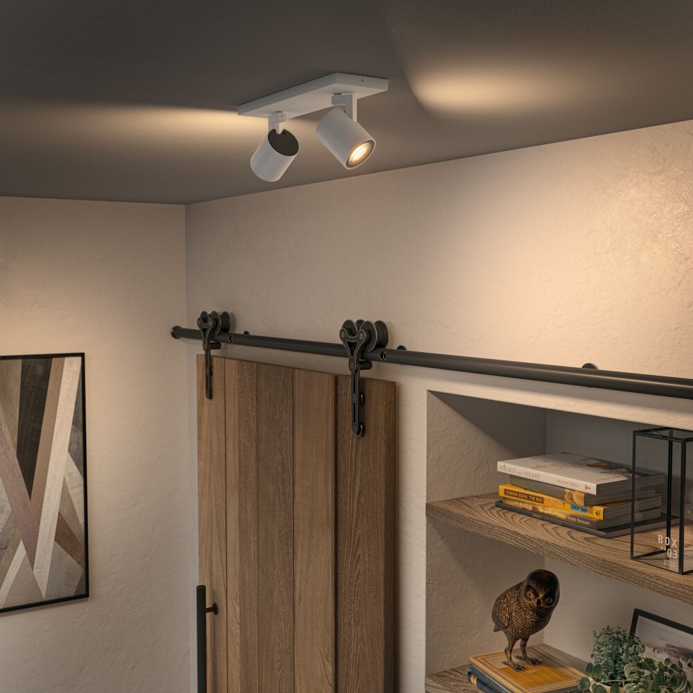 Philips Hue Runner Deckenleuchte LED Weiß, 2-flammig, Fernbedienung main product photo