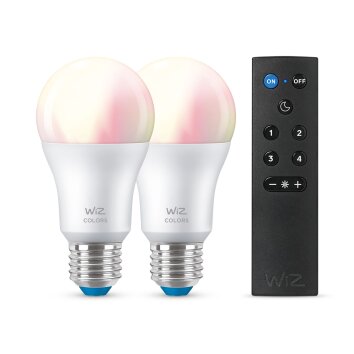 Philips WiZ 2er Set LED E27 8 Watt 2200 - 6500 Kelvin 806 Lumen