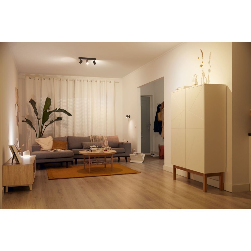 Philips WiZ IMAGEO Deckenleuchte LED Schwarz, 3-flammig main product photo