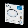 Philips WiZ Super Slim Deckenleuchte LED Schwarz, 1-flammig