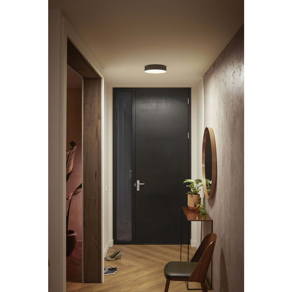 Philips Hue Enrave Deckenleuchte LED Schwarz, 1-flammig, Fernbedienung main product photo