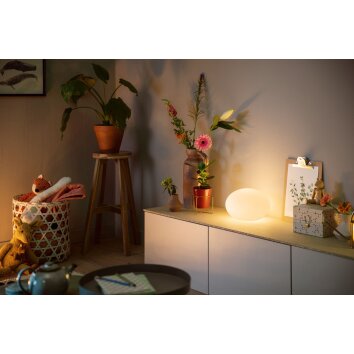 Philips Hue Flourish Tischleuchte LED Weiß, 1-flammig, Farbwechsler