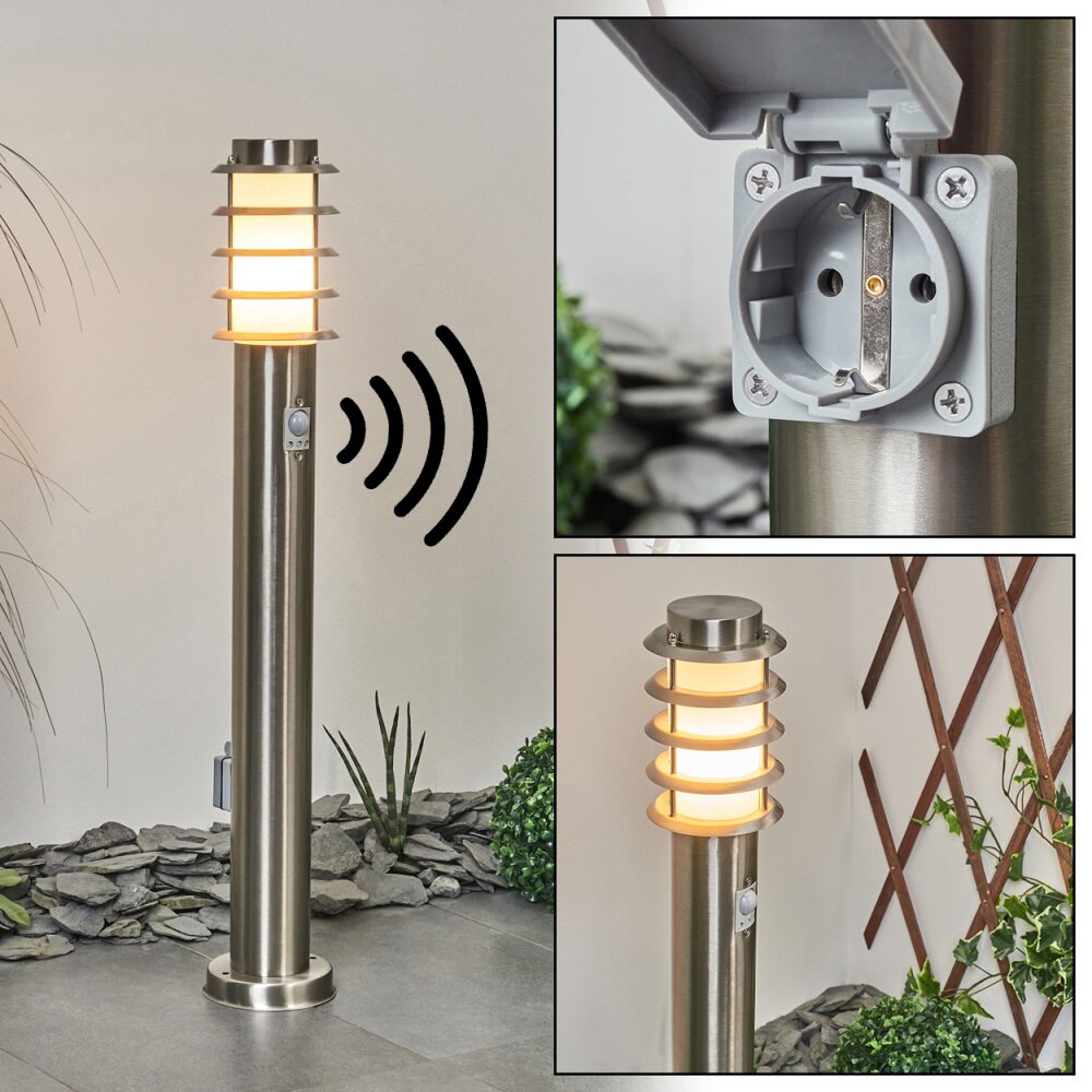 Tunes Wegeleuchte Nickel-Matt, 1-flammig, Bewegungsmelder main product photo