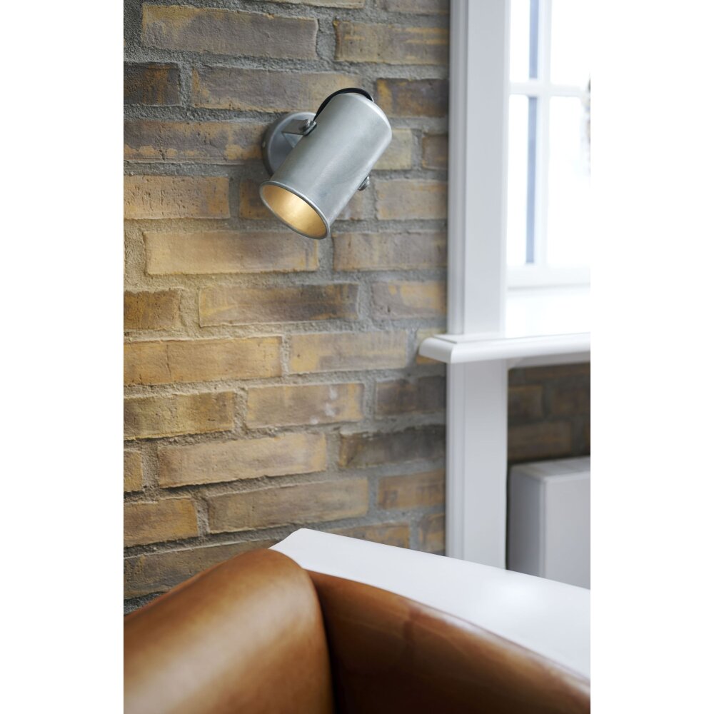 Nordlux PORTER Wandleuchte Silber, 1-flammig main product photo