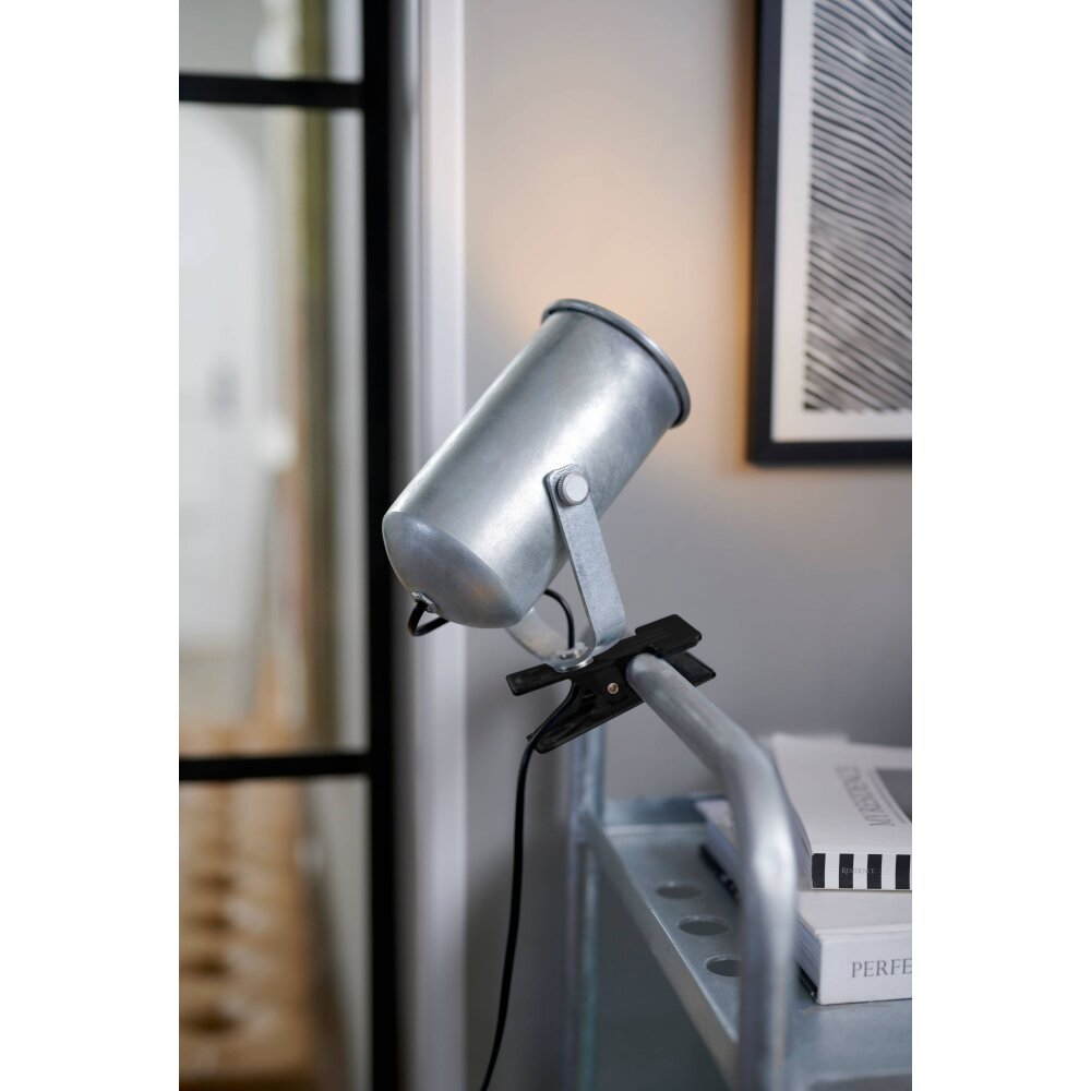 Nordlux PORTER Klemmleuchte Silber, 1-flammig main product photo