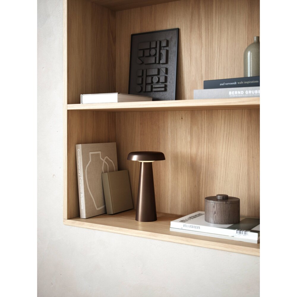 Design For The People by Nordlux ARCELLO Außentischleuchte LED Braun, 1-flammig main product photo