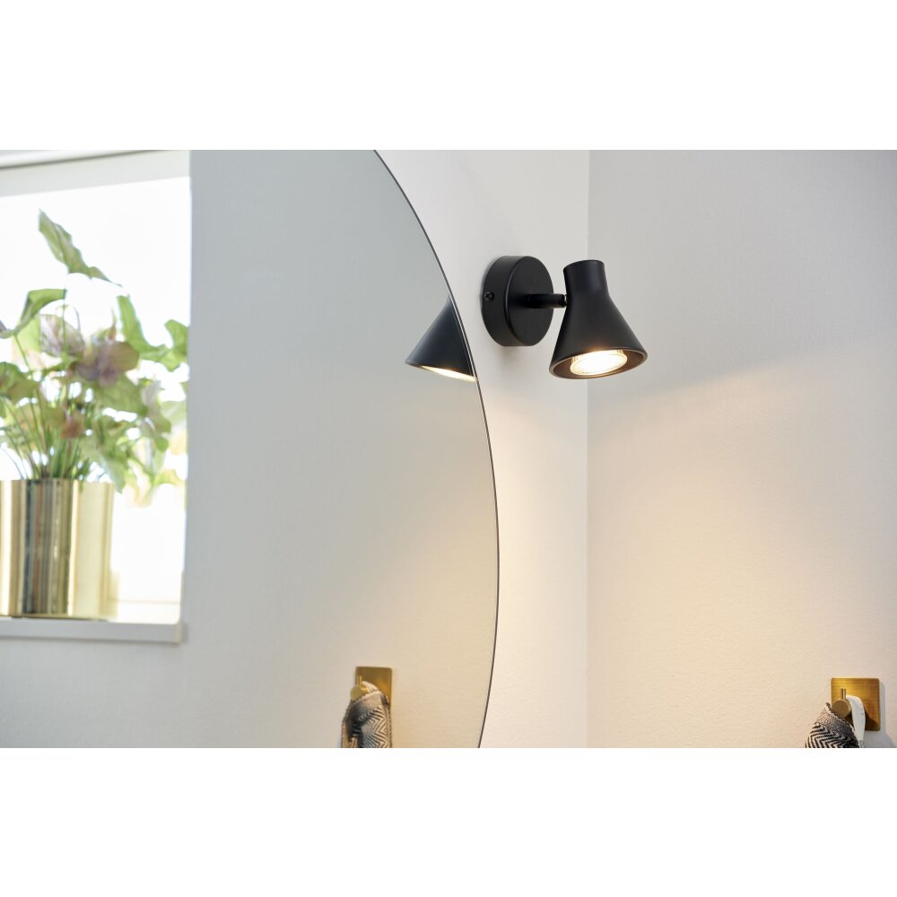 Nordlux EIK Wandleuchte Schwarz, 1-flammig main product photo