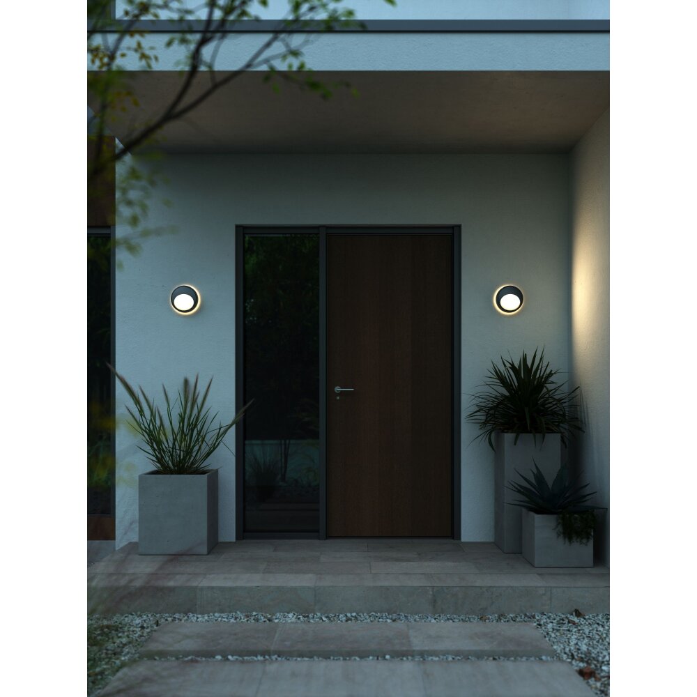 Nordlux OLIVER Außenwandleuchte LED Schwarz, 1-flammig main product photo