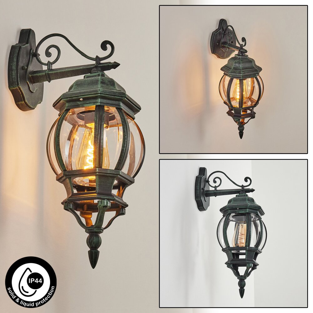 Lentua Außenwandleuchte Grün, Schwarz, 1-flammig main product photo