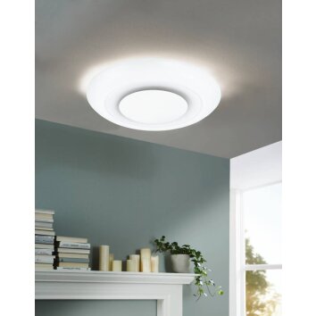 Eglo Leuchten BATIDA Deckenleuchte LED Weiß, 1-flammig, Fernbedienung Eglo Leuchten BATIDA Deckenleuchte LED Weiß, 1-flammig, Fernbedienung