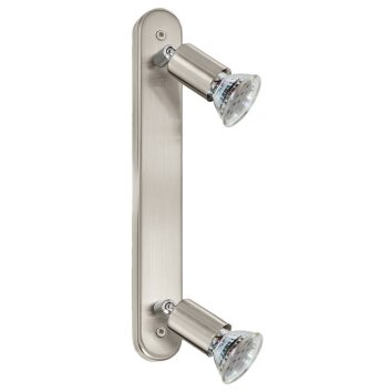 Eglo Leuchten MINI Wandleuchte LED Nickel-Matt, 2-flammig