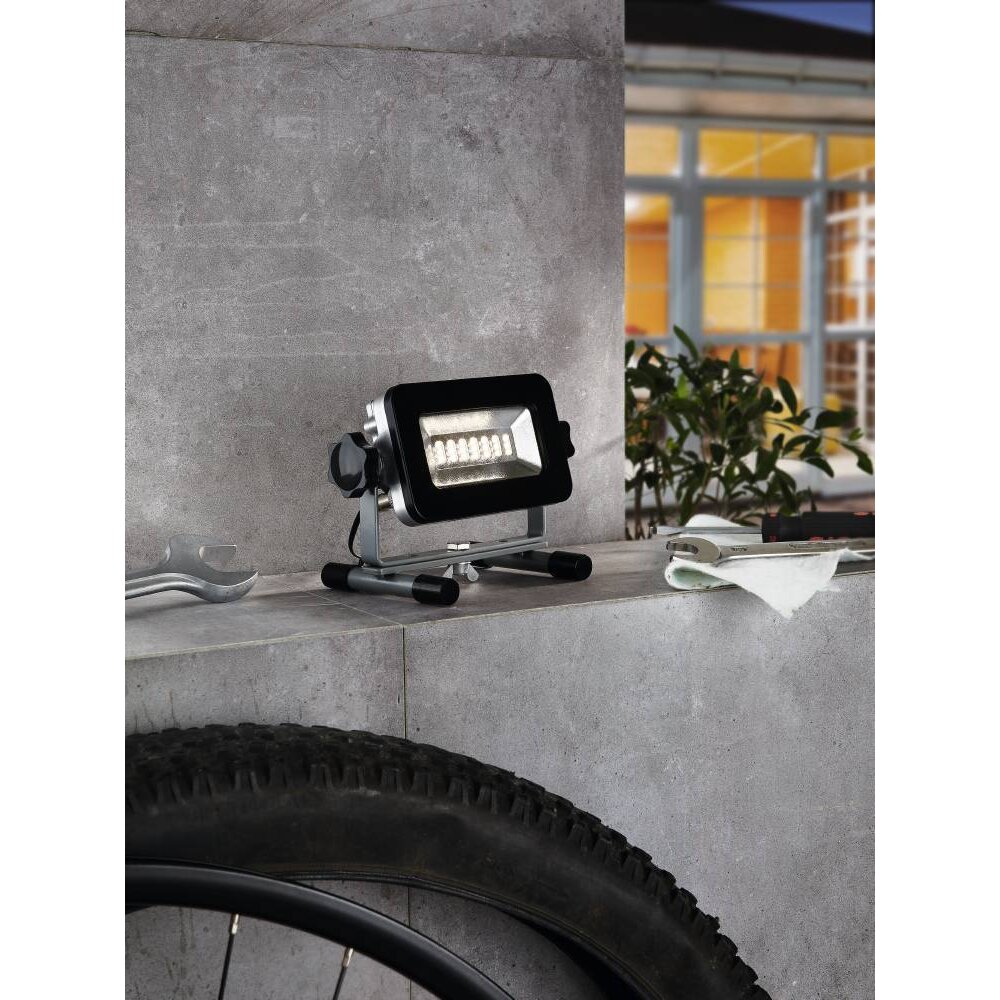 Eglo Leuchten PIERA Gartenstrahler LED Schwarz, 1-flammig main product photo