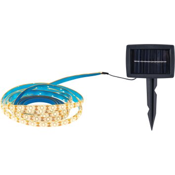 Globo SOLAR Lichterkette LED Schwarz, 180-flammig