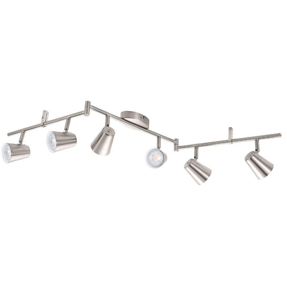 Eglo TRAVALE Deckenleuchte LED Nickel-Matt, 6-flammig main product photo