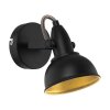 Eglo THORNTON Wandleuchte Gold, Schwarz, 1-flammig