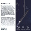 Paul Neuhaus PURE-TUTUA Pendelleuchte LED Schwarz, 4-flammig