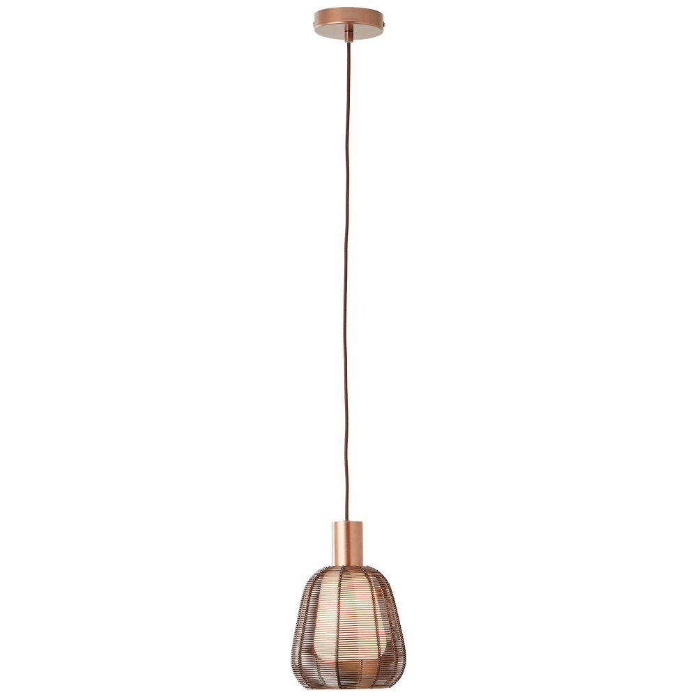 Brilliant Wallace Pendelleuchte Mokka, 1-flammig main product photo