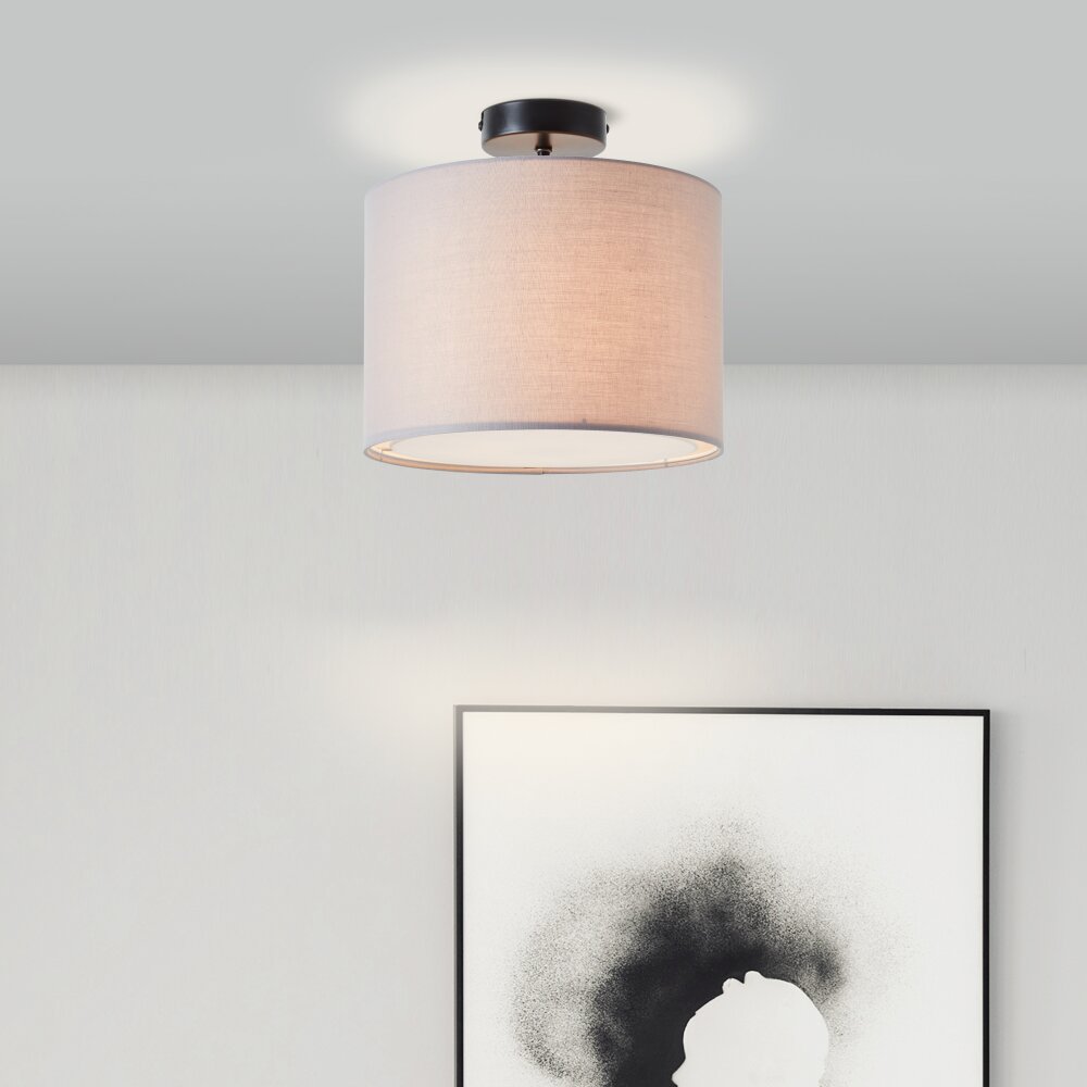 Brilliant Aike Deckenleuchte Schwarz, 1-flammig main product photo