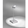 Paul Neuhaus Q-Fisheye Tischleuchte LED Edelstahl, 2-flammig, Fernbedienung, Farbwechsler