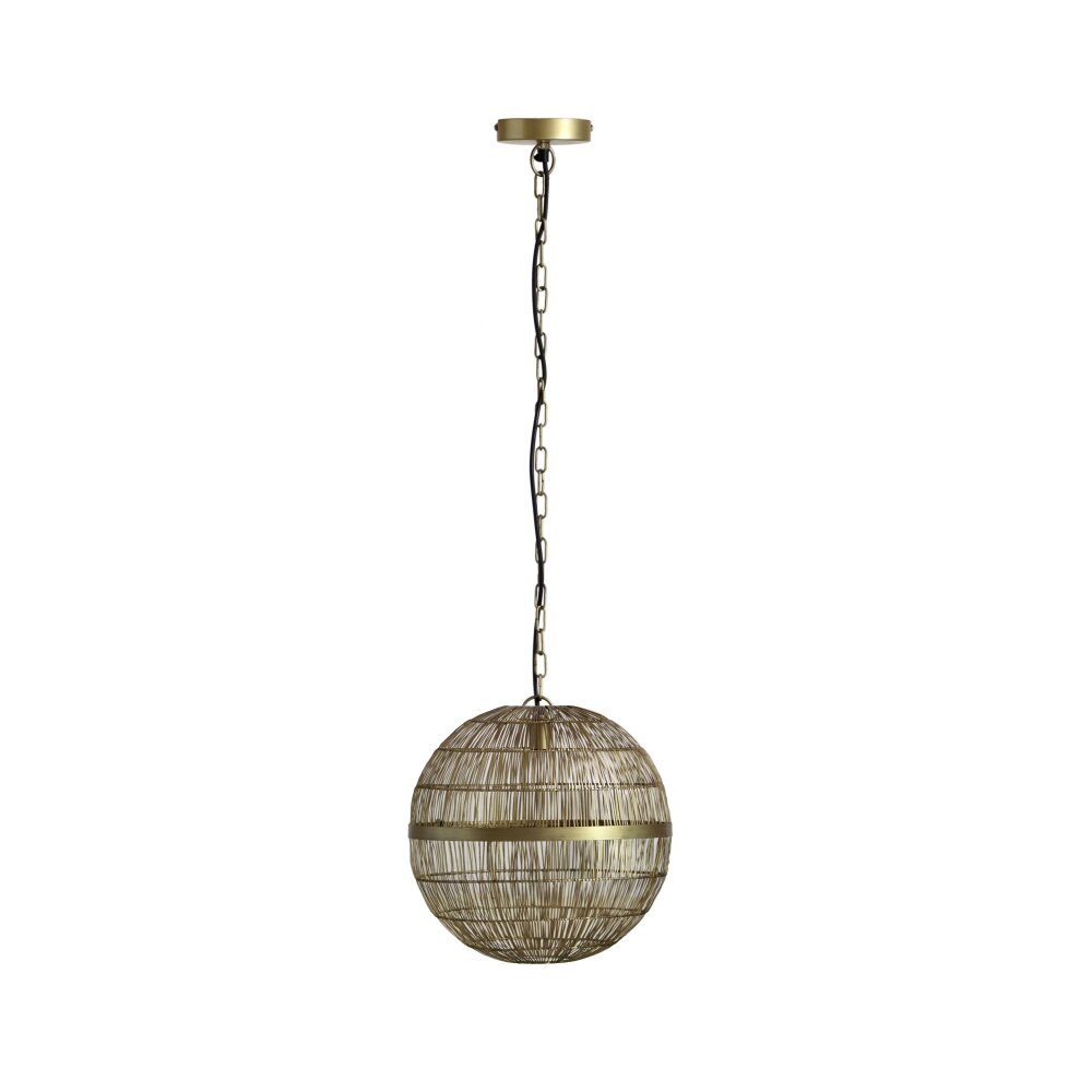 Globo HERMI Hängeleuchte Altmessing, 1-flammig main product photo
