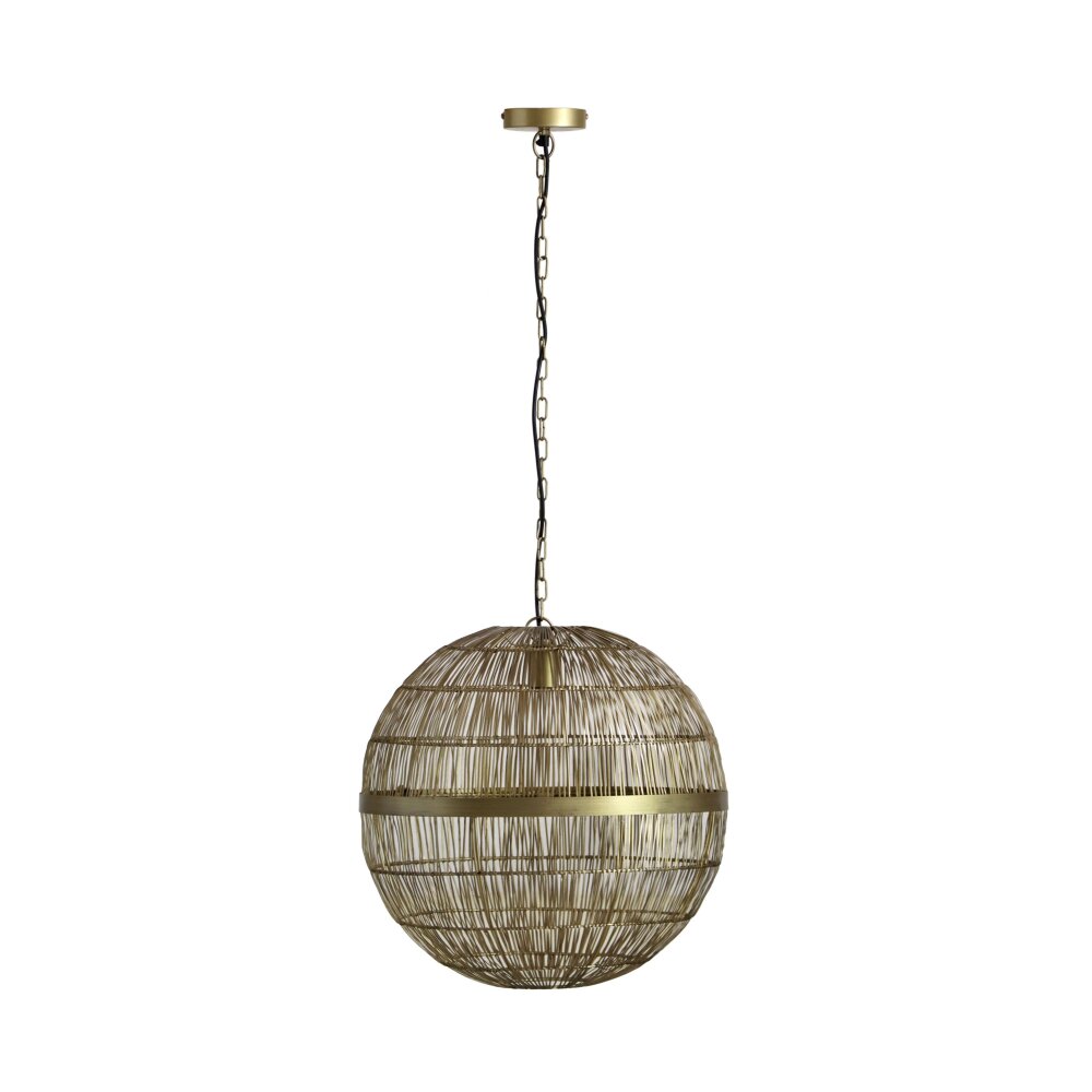 Globo HERMI Hängeleuchte Altmessing, 1-flammig main product photo