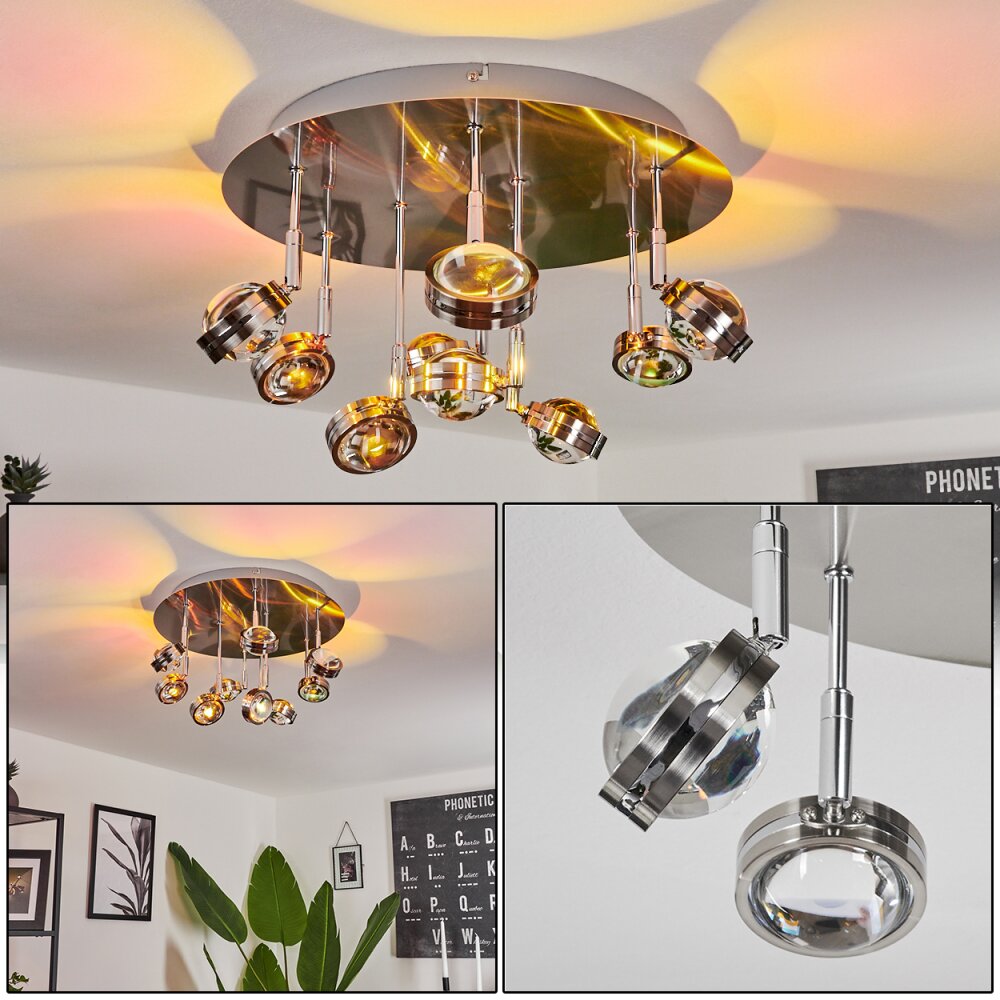 Fernandaires Deckenleuchte LED Nickel-Matt, 18-flammig main product photo