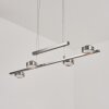 Fernandaires Pendelleuchte LED Nickel-Matt, 8-flammig