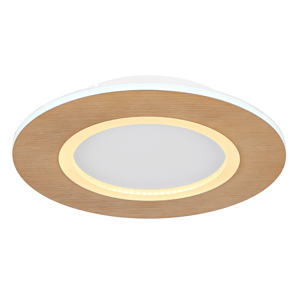 Globo CLAY Deckenleuchte LED Weiß, 1-flammig main product photo