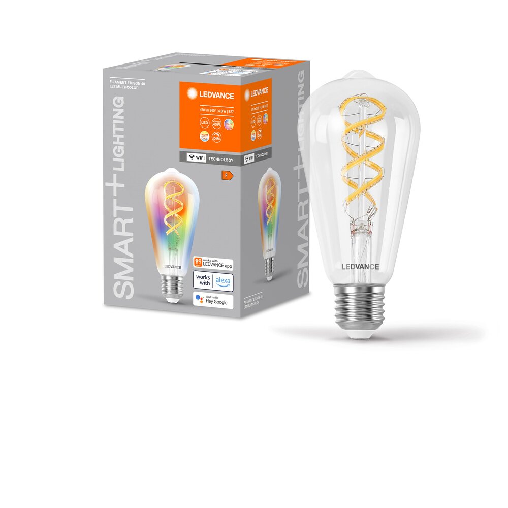 LEDVANCE SMART+WIFI LED E27 4,8 Watt 2700-6500 Kelvin 470 Lumen main product photo